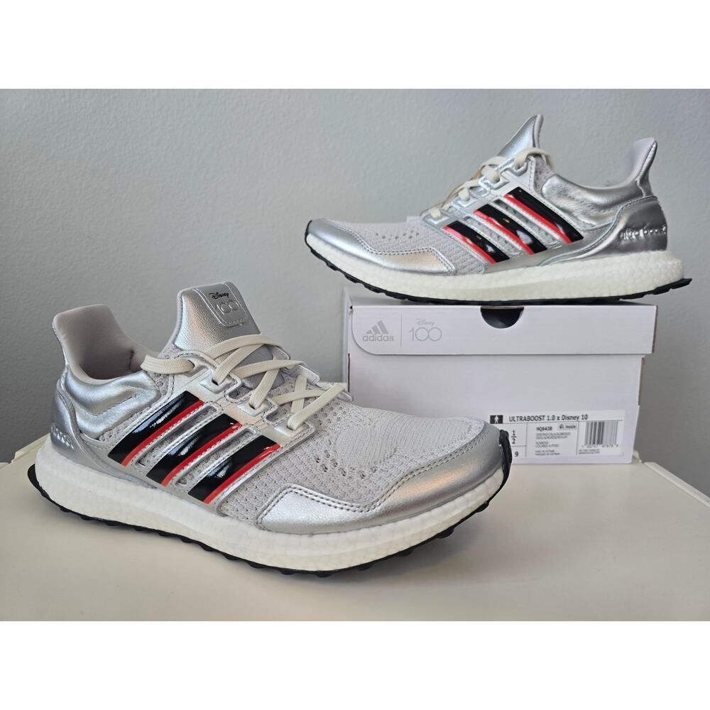 Adidas Ultraboost 1.0 Disney 100 Silver Mens 9.5 Boost Sneakers Limited Edition